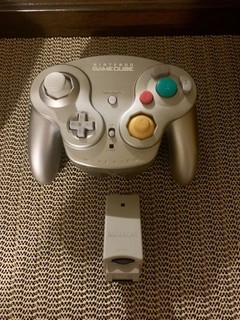 Nintendo Gamecube Wavebird Wireless Controller Platinum (Tested)