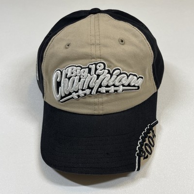 Vintage Big 12 Champs Hat Cap Men Multicolor Strapback Locker Room 2004 Sample