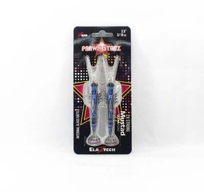 Zman Soft Köder PrawnstarZ 3.5 Zoll 2/Pack White Shrimp (9064)