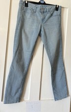 GAP 1969 Light Blue Stretch Denim Low Rise Always Skinny Jeans UK8  L28"