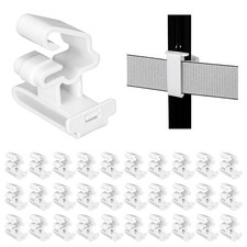 30 Pcs T Post Insulators for Electric Fence 2.6'' Standard Snug Fitting T Pos...