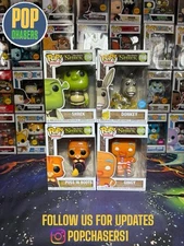 Funko POP! Movies: Shrek Dream Works 30th - 4 POP Set #1594-1596-1597-1598