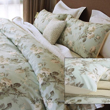 5PCS King Size Floral Duvet Cover Set - French Country Garden Design