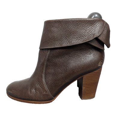 Kate Spade Lanise Boots Womens 10 Leather booties Bow Back Preppy Twee Retro