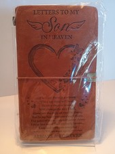 Letter to in Heaven Leather Journal,Memorial Gifts for Loss of,Bereavement Son