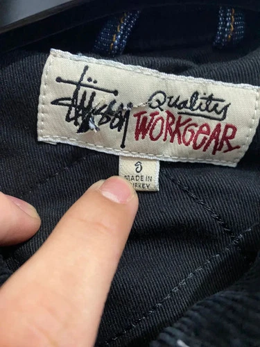 STUSSY canvas washed shop jacket image 4