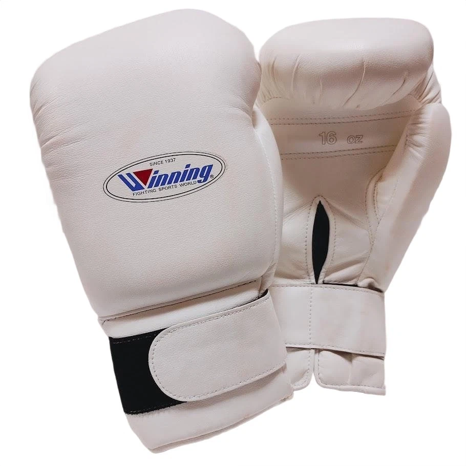 Winning White 16 oz. Weight Boxing Gloves for sale | eBay