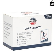 1000 Card Sleeves Top Loaders for Cards,3