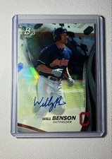 2017 Bowman Platinum - Top Prospects Autographs Will Benson #TPA-WB (AU, RC)