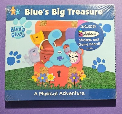 Blue's Big Treasure by Blue's Clues (CD, Feb-1999, Kid Rhino (Label)) NEW