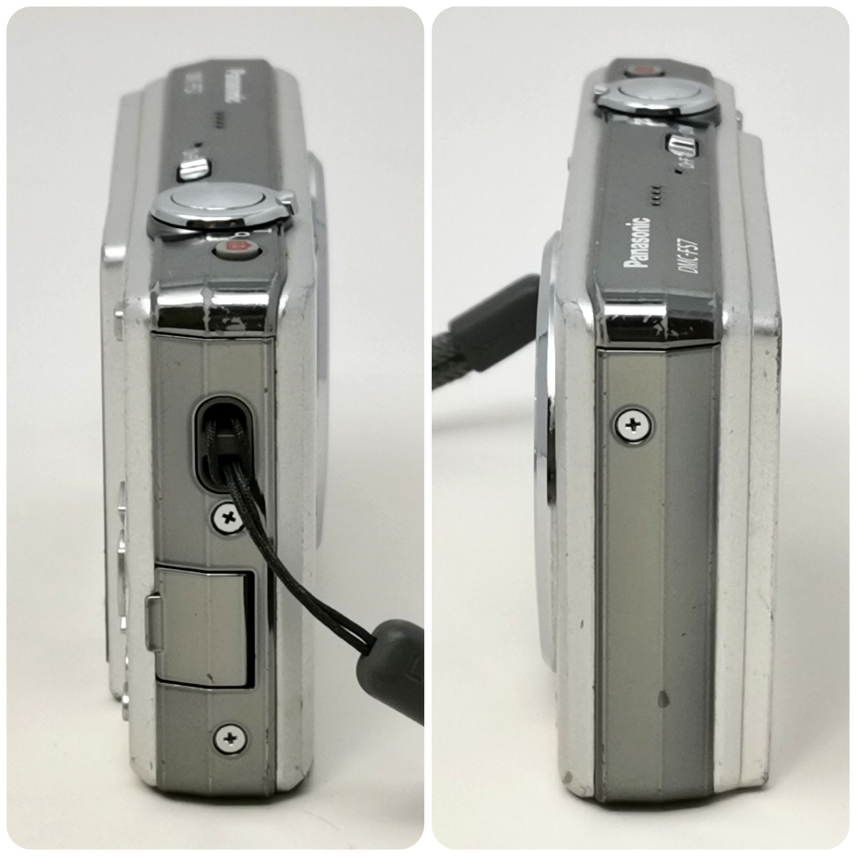 Panasonic LUMIX DMC-FS7 Silver 10.1 MP Compact Digital Camera Used