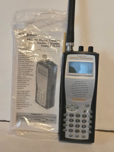 Radio Shack Pro 96 Digital Trunking Handheld Scanner 20-526, Used, Tested Works - Zdjęcie 11 z 11