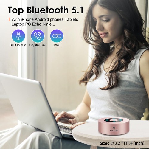 Mini Bluetooth Speaker (Travel Case Packed) Portable Wireless Speaker with Au... - Picture 7 of 9
