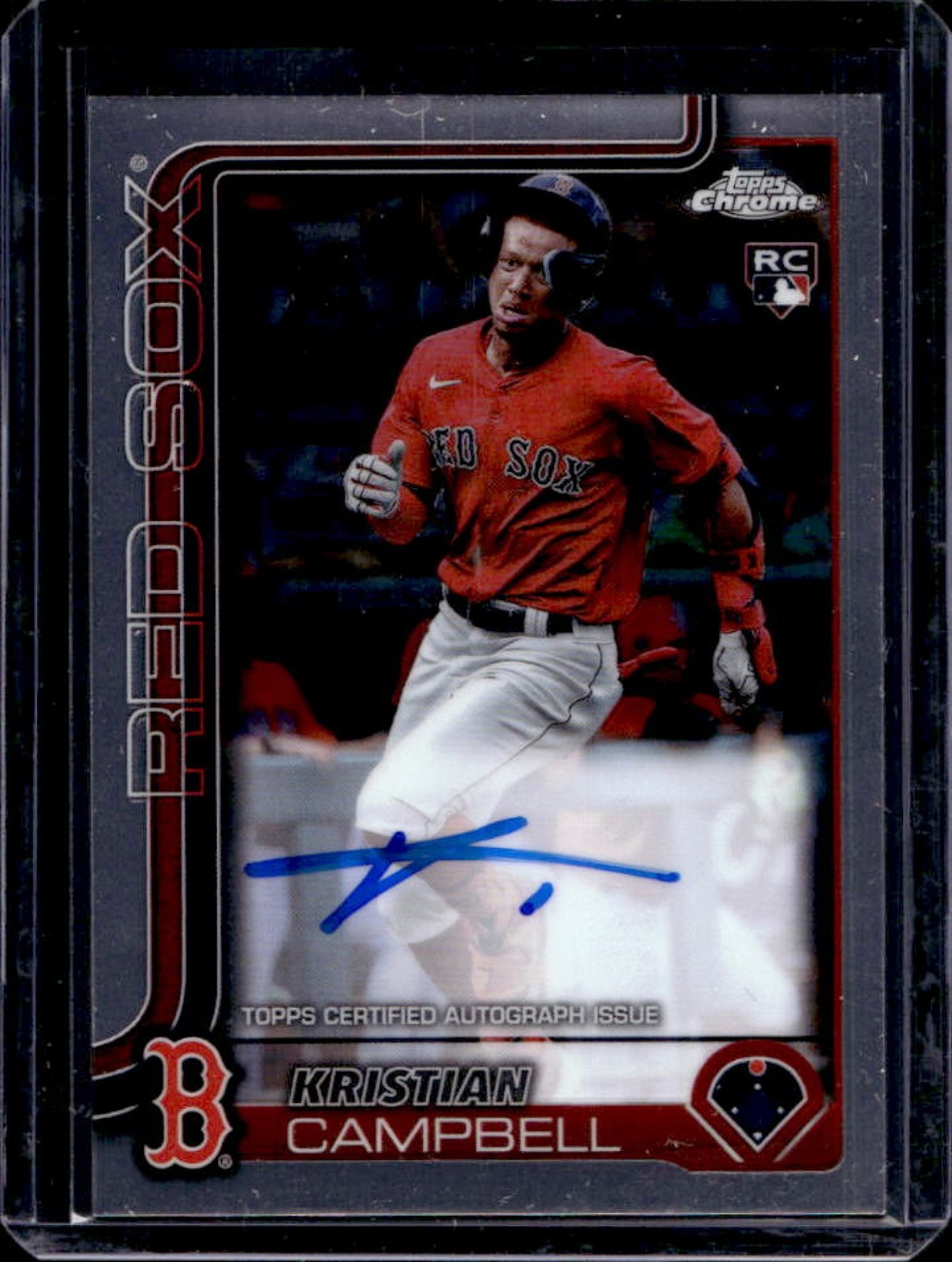 2025 Topps Chrome Kristian Campbell Rookie Auto RC Rookie #RA-KC Red Sox