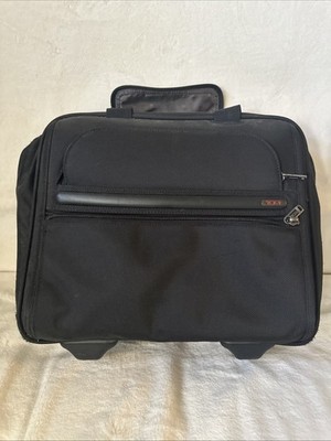 Tumi Alpha 26102D4 Rolling Carry On Laptop Briefcase , Black