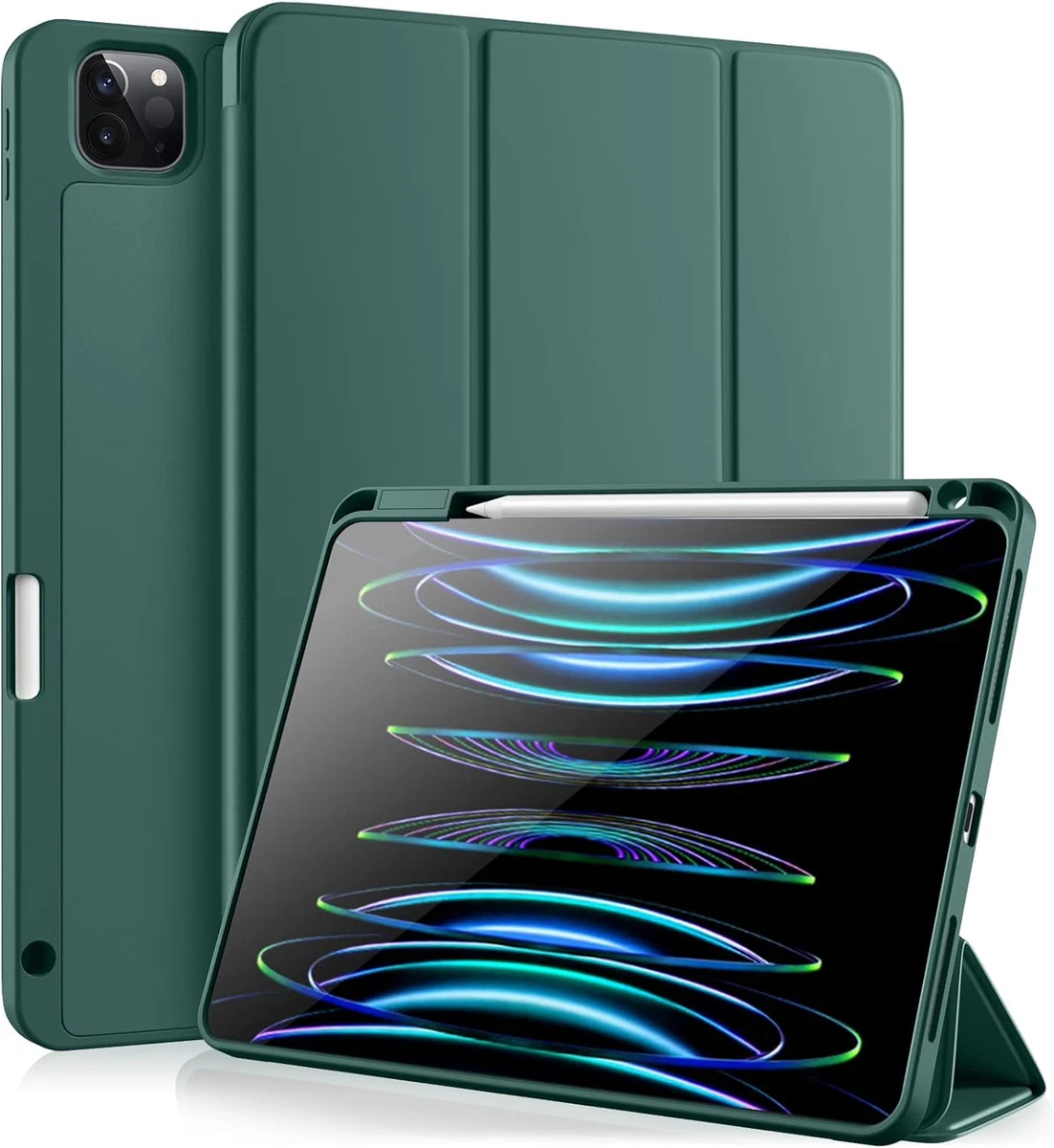 Custodia Robust Per IPad Pro 11 2020/2018, Antiurto Con Tracolla Regolabile, TPU E Policarbonato, Blu E Nero, Protezione Completa
