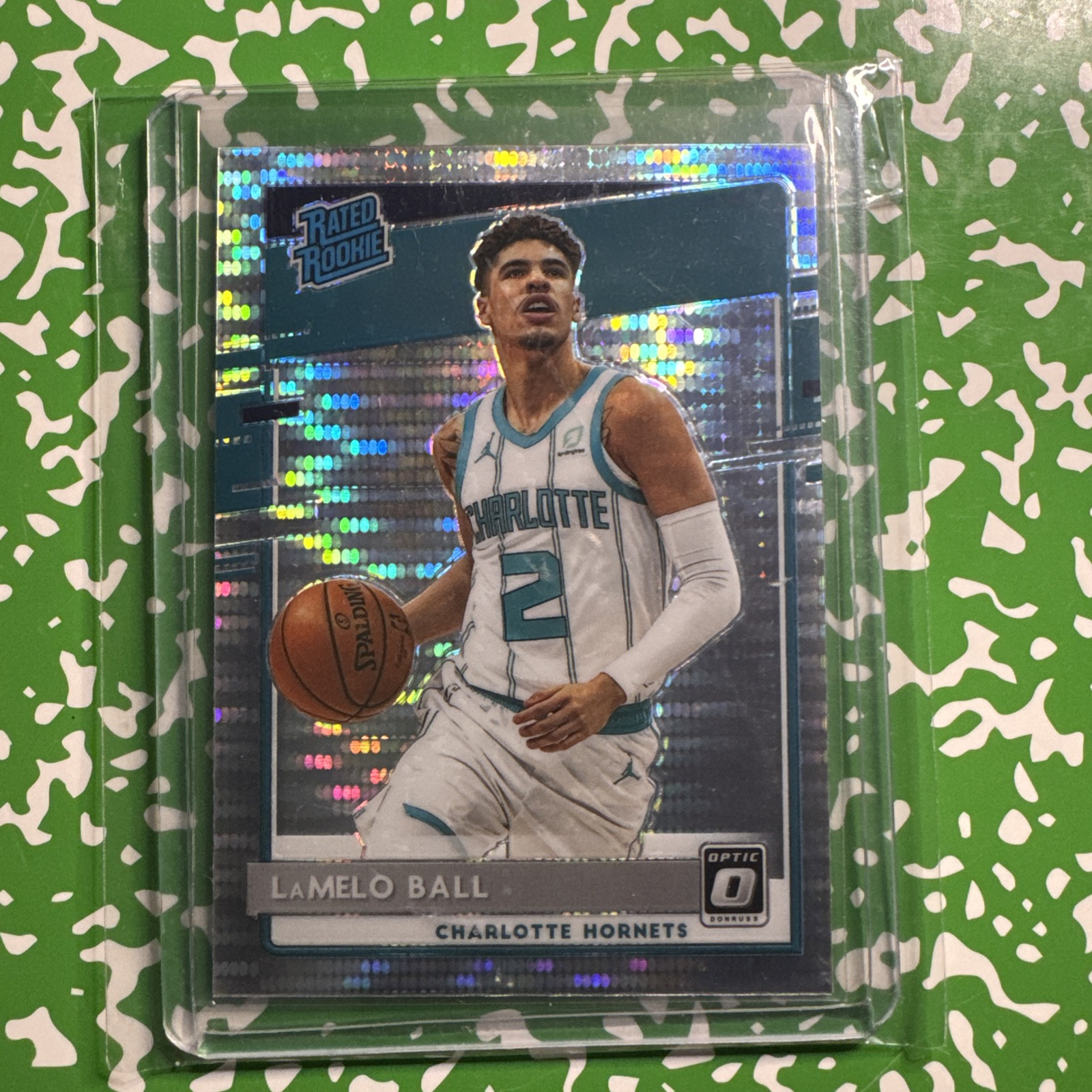 2020-21 Panini Donruss Optic Pulsar Prizm - Rated Rookie #153 LaMelo Ball (RC)