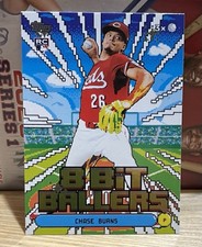 2026 Topps Series 1 Celebration Chase Burns RC #8B-3 8 Bit Ballers Reds