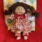 Cabbage Patch Kids girl brunette doll head mold 5 first tooth 1985 ok factory