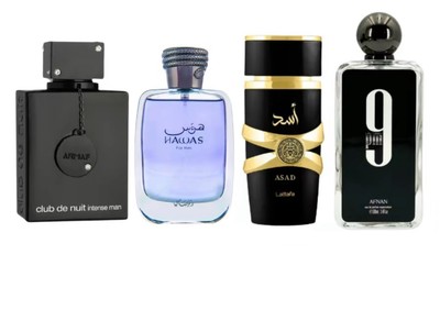 Bundle ComBo Deal For Men Armaf CDN Intense,Hawas 4 Him, Asad 4 Him, & 9PM 4 Him