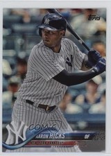 2018 Topps Rainbow Foil Aaron Hicks #480 l5x