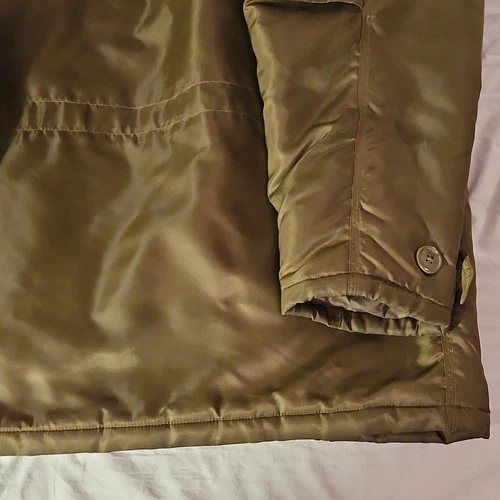 Vintage Y2k GAP Hooded Parka Snorkel Men's L Army Green image 14