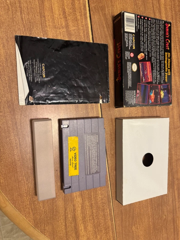Demon’s Crest Super NES Nintendo SNES RARE authentic CIB complete video game DC - Image 2 of 4