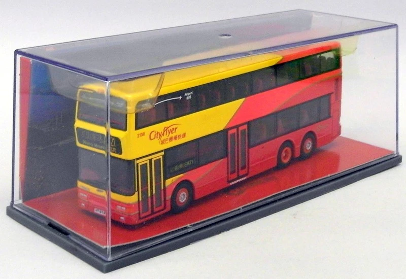 Corgi 1/76 Scale Model Bus 44503 - Duple Matsec Trident - City Flyer Hong Kong - Image 2 of 2