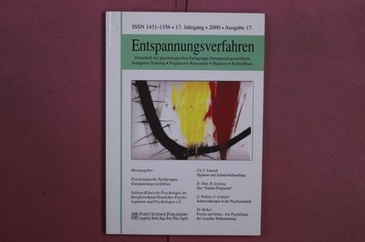 381723 ENTSPANNUNGSVERFAHREN Pabst Science Publishers Zeitschrift der