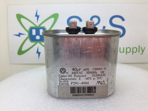 CBB65-V 40uf+6% 440vac 50/60hz E187356 P291-4004 Capacitor