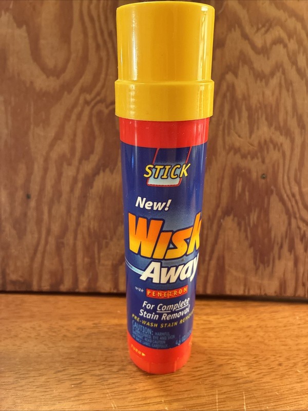 New Wisk Away Laundry Stain Removal Stick Pre-wash Treatment w/ Penetron 4.4 oz
