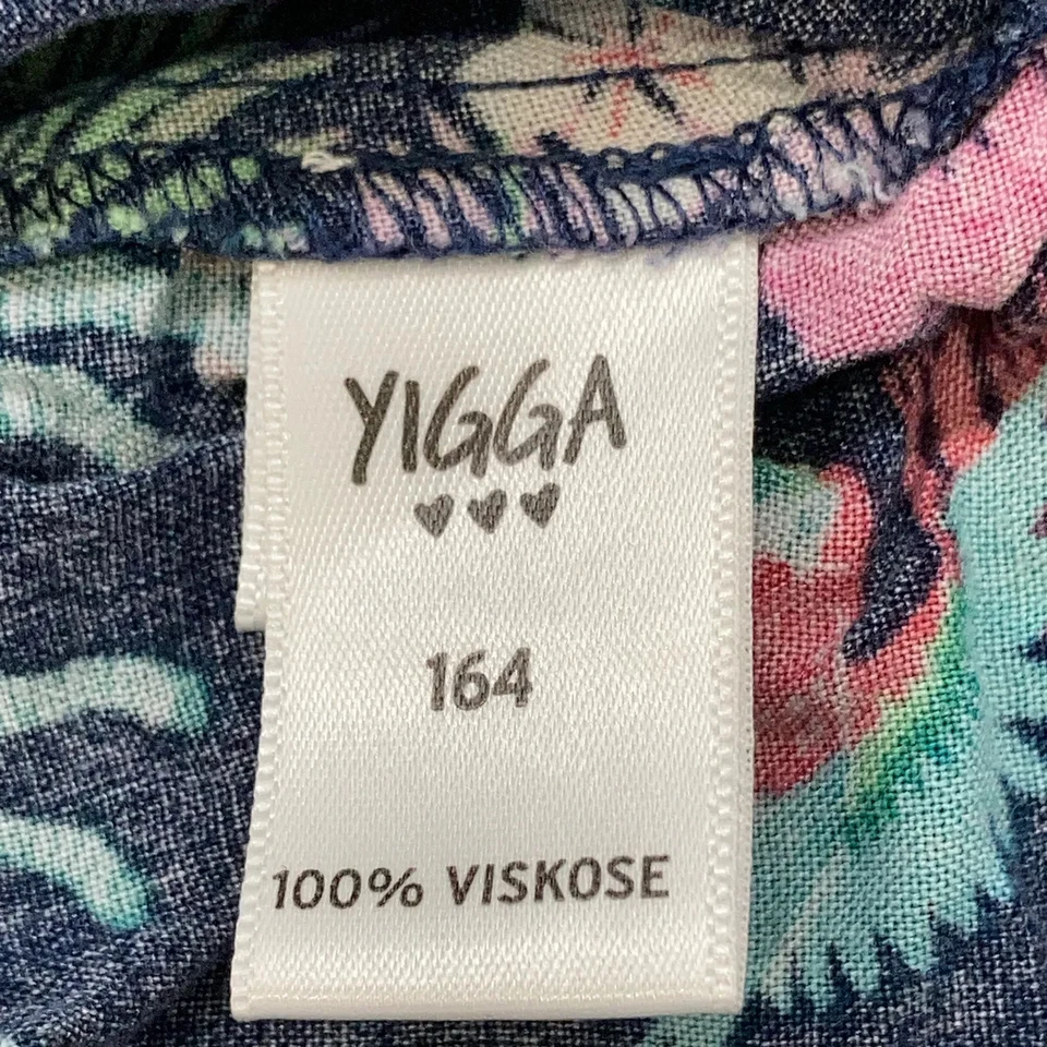 Yigga, Shorts, Größe: 164, Blau/Mehrfarbig, Viskose, Blumen, Mädchen #xEg - Bild 4 von 4