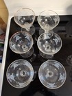 Set of 6 Vintage Homer Laughlin Sherbet Glasses – Queen Esther Etched Pattern – — photo 4