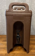 Cambro Beverage Dispenser 250LCD Brown 2.5 Gallons Insulated Hot or Cold