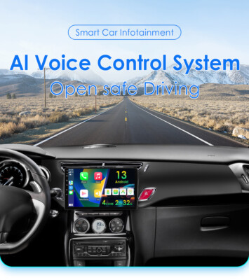 9'' Apple CarPlay Android 15 Radio Navi GPS Für Citroen C3 II, DS3 2009-2016 DAB+