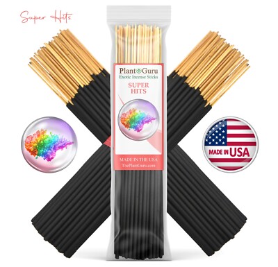 SUPER HIT Incense Sticks 7'' Bulk Pack Wholesale Hand Dipped Lot