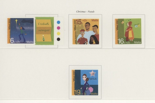 S46431 Malta MNH 2001 Christmas 4v