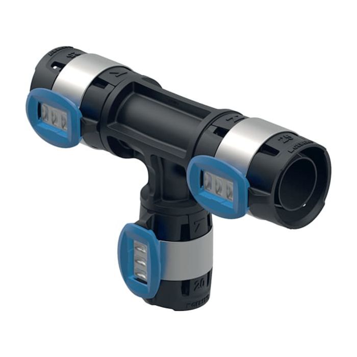 Geberit FlowFit T-Stück 620131001 DN 15/15/12, Ø 20/20/16 мм, 11,9 см,