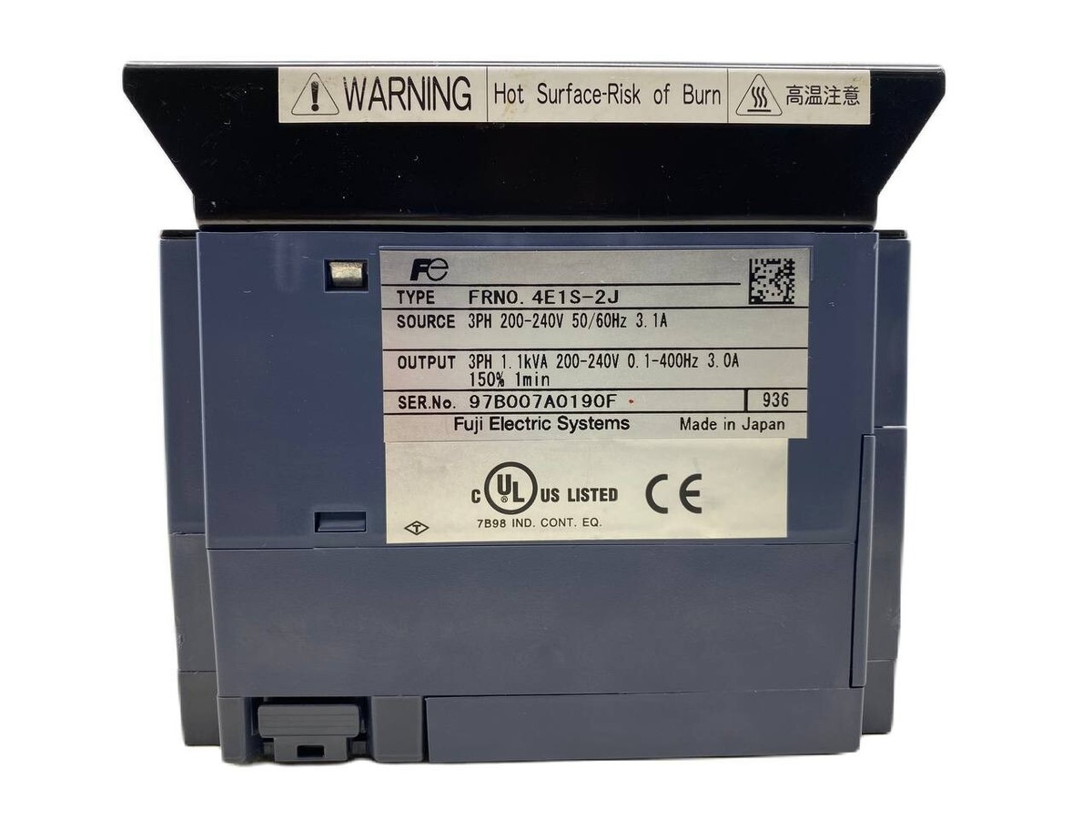 FUJI ELECTRIC FRENIC-MINI TYPE: FRN0.4E1S-2J 0.4KW 3PH/220V