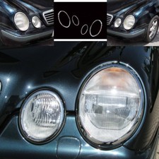 SCHEINWERFER RAHMEN IN CHROM F&Uuml;R MERCEDES W208 208 CLK 1997&ndash;2003