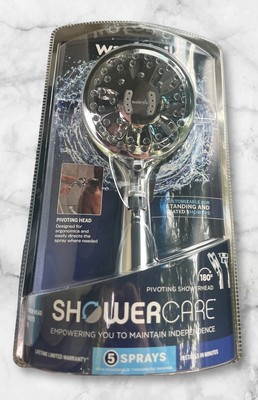 Waterpik Hand Held Shower Head Chrome 180 Degree 5 Modes QBS-563MEB NEW ...