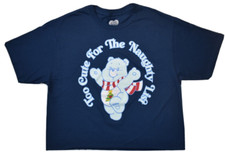 Care Bears Womens To Cute For The Naughty List Funny Christmas Crop Top New M