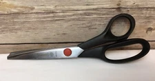 Mundial Red Dot 8 1/2” Pinking Shears Sharp #665 Fabric Scissors Sewing Supplies
