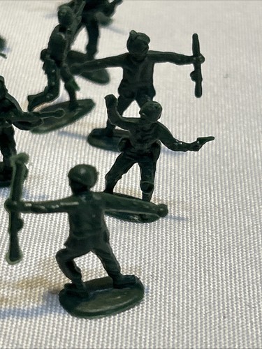 51 hombres verdes del ejército de plástico de una pulgada 6 - Imagen 3 de 7