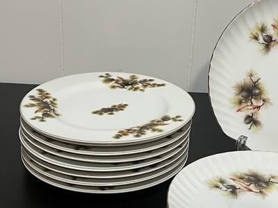 アンティークプレート　Canyon pine KANEDAI JAPAN アンティークプレート Canyon pine KANEDAI JAPAN Vintage Set