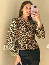Moschino Cheap and Chic vintage 90s leopard jacket - Size S