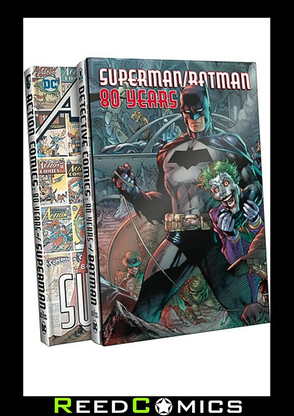 SUPERMAN BATMAN 80 YEARS SLIPCASE HARDCOVER SET (2 x Hardcover Slipcase Box Set)