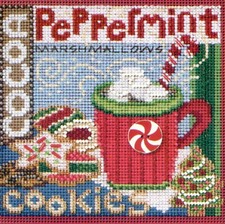 Santa's Treats Bead Ornament Kit Mill Hill 2012 Buttons Beads Winter