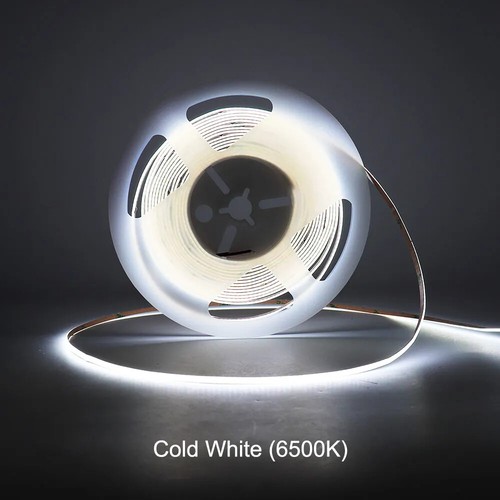 Striscia LED COB Luce 12V 24V 384Led/m 3mm Ultra Super Sottile 0,5m - 5m Flessibile - Foto 7 di 19