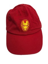 Culturefly Iron Man Marvel Avengers Red Baseball Youth Cap Hat Adjustable